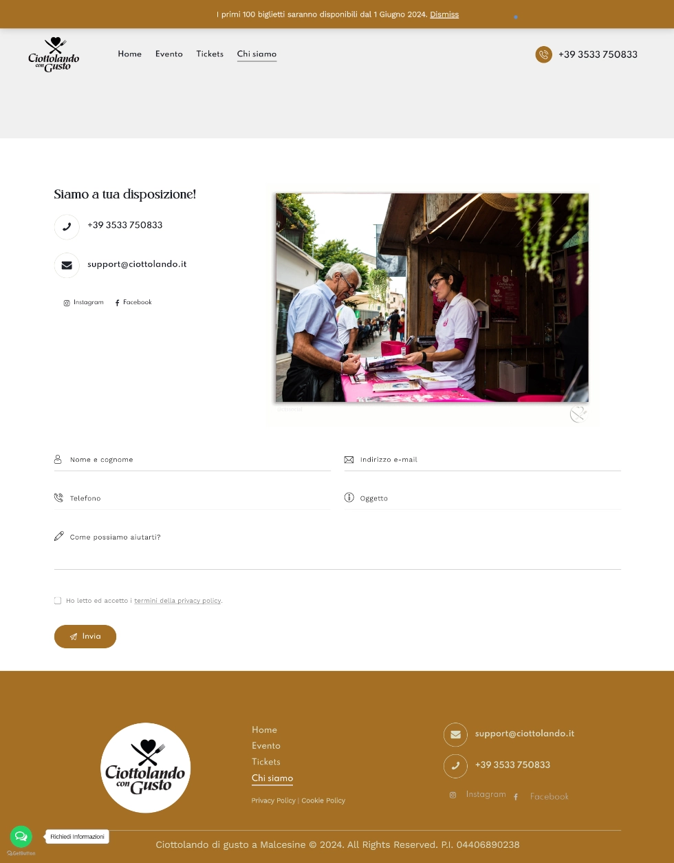 Layout responsive e versione mobile — Ciottolando, sito realizzato da Simone Serra