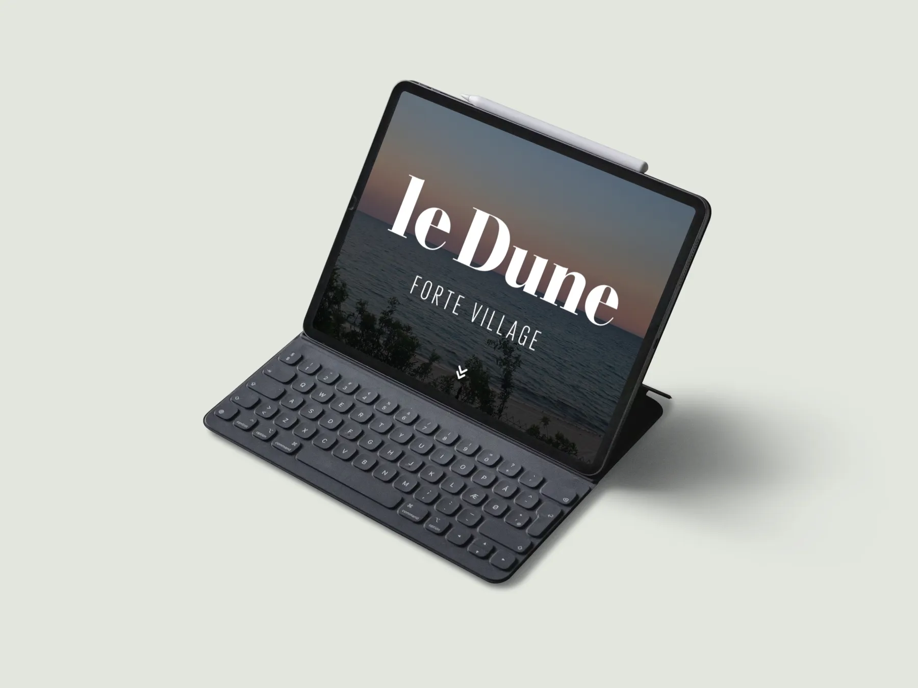Il sito esperienziale Bar Dune, Forte Village, su desktop e su telefono