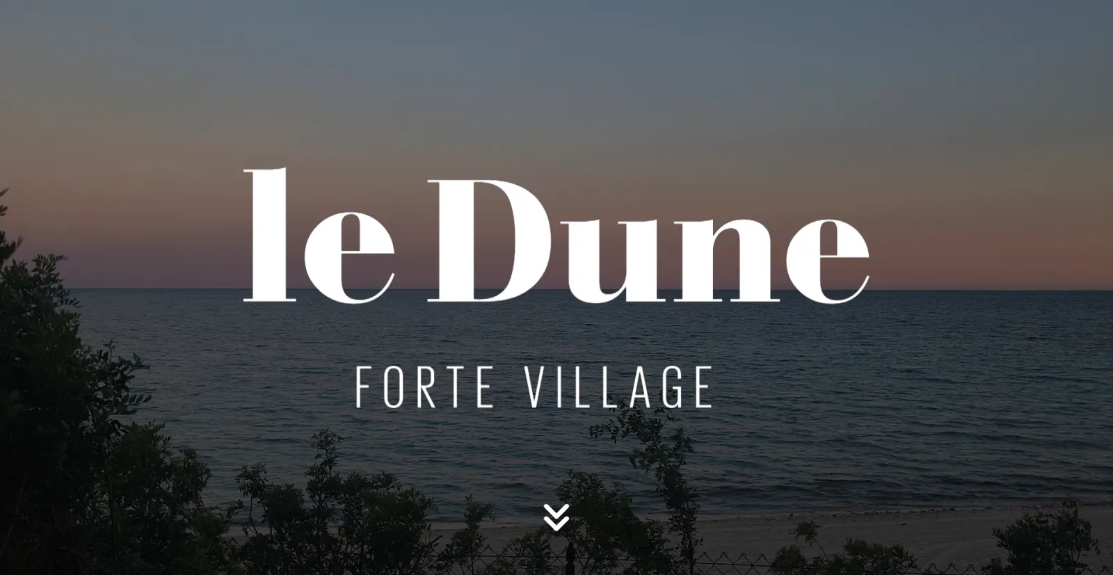 Ingresso del sito Bar Dune, il logo Le Dune si attraversa verso la spiaggia