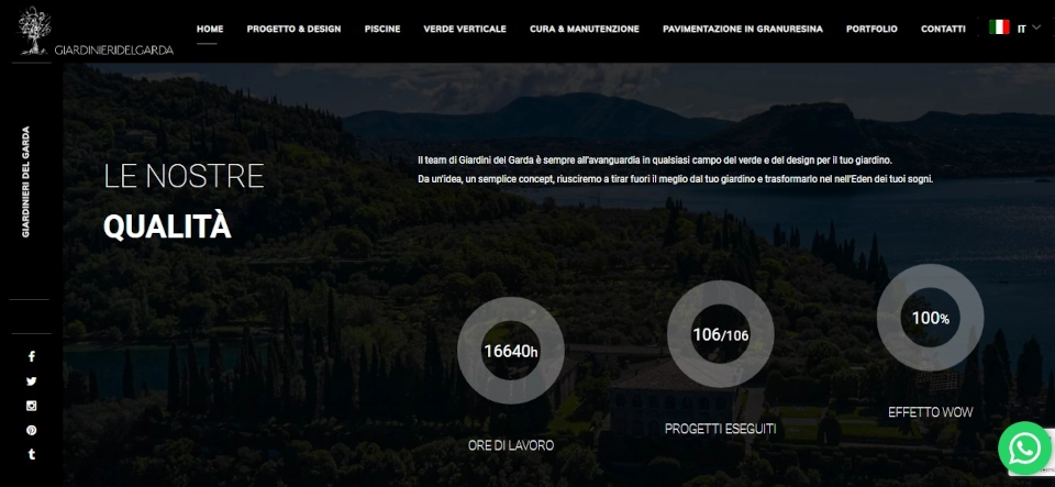 Contenuti che guidano verso la richiesta di consulenza — Giardinieri del Garda, sito realizzato da Simone Serra