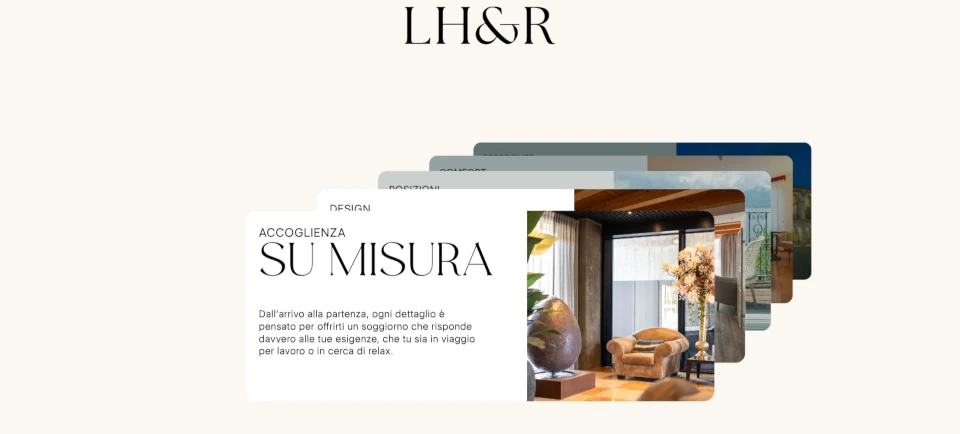 Sito Leopardi Hotels realizzato da Simone Serra, schermata 4