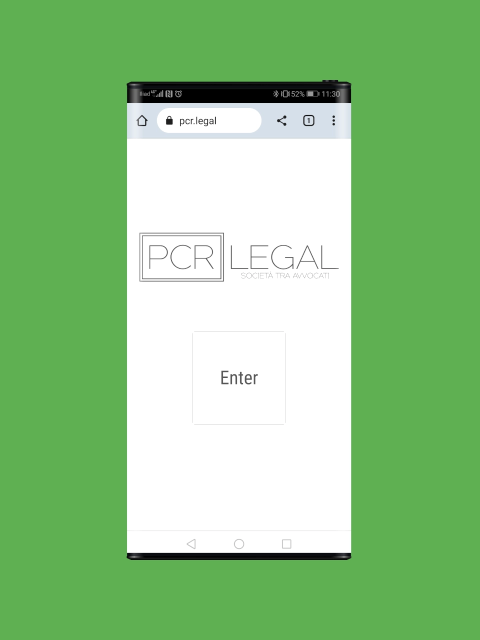 PCR Legal — sito realizzato da Simone Serra