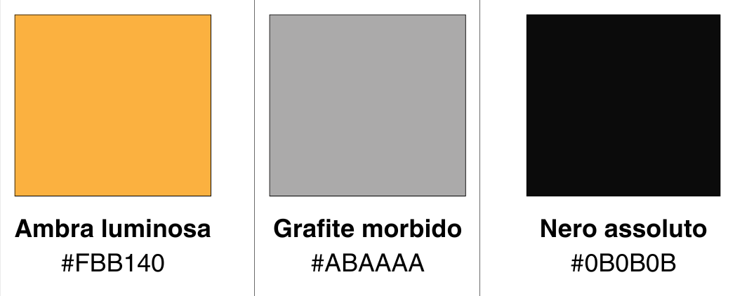 Palette colori del progetto psicologo low cost
