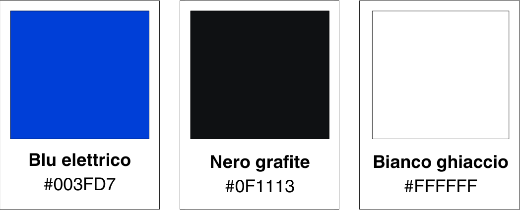 Palette colori del progetto rtf