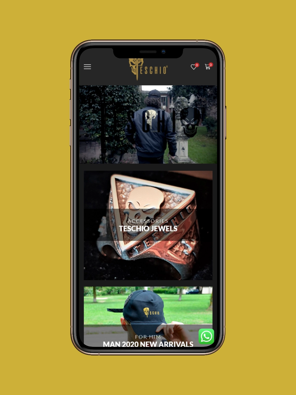 Teschio — sito realizzato da Simone Serra